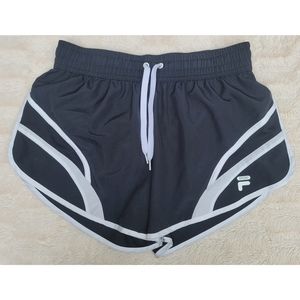 Fila sport black and white shorts